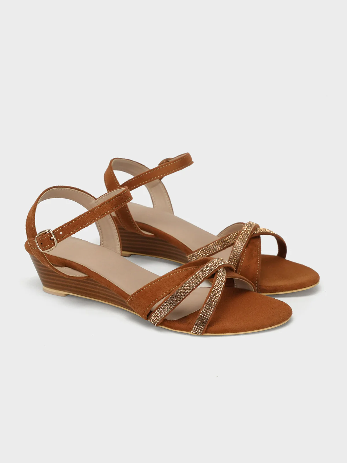 Women's "CHARON" Cross Over Design Sandals - Image 2