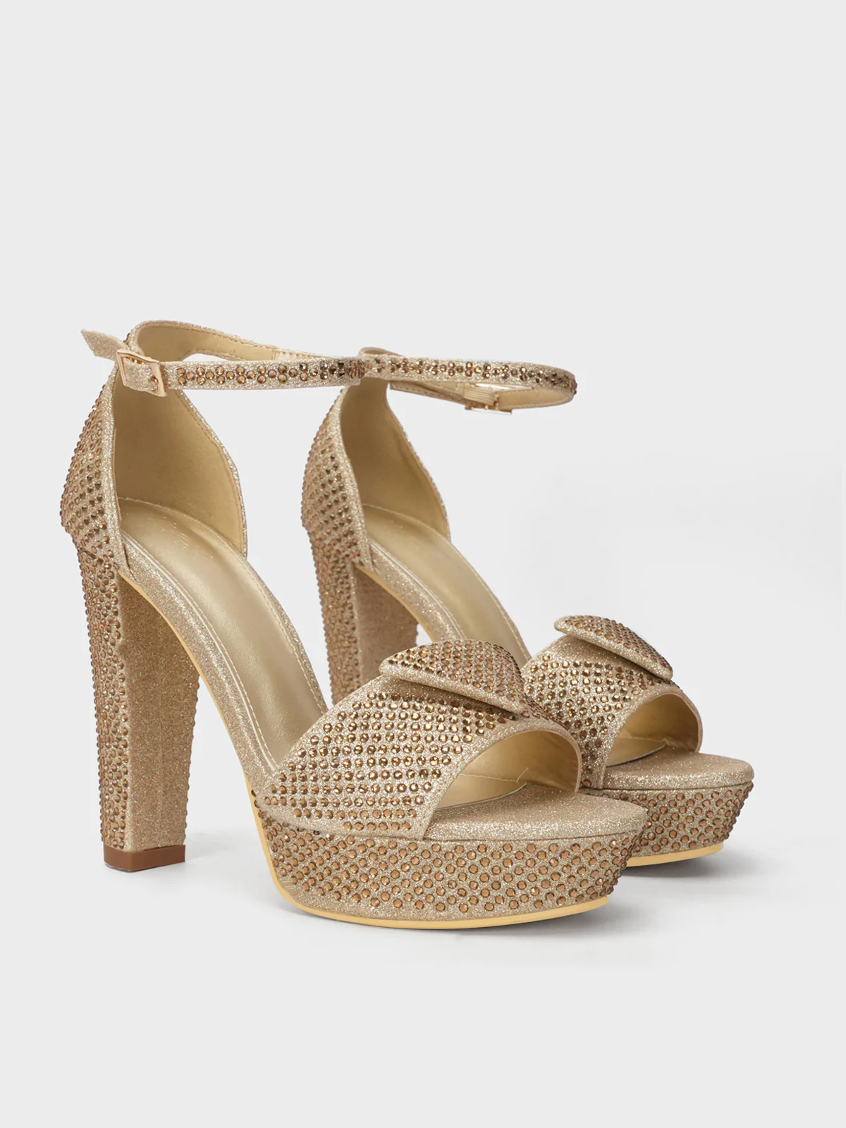 Womens "CIAN" Platform Sole Evening Sandals - Image 2