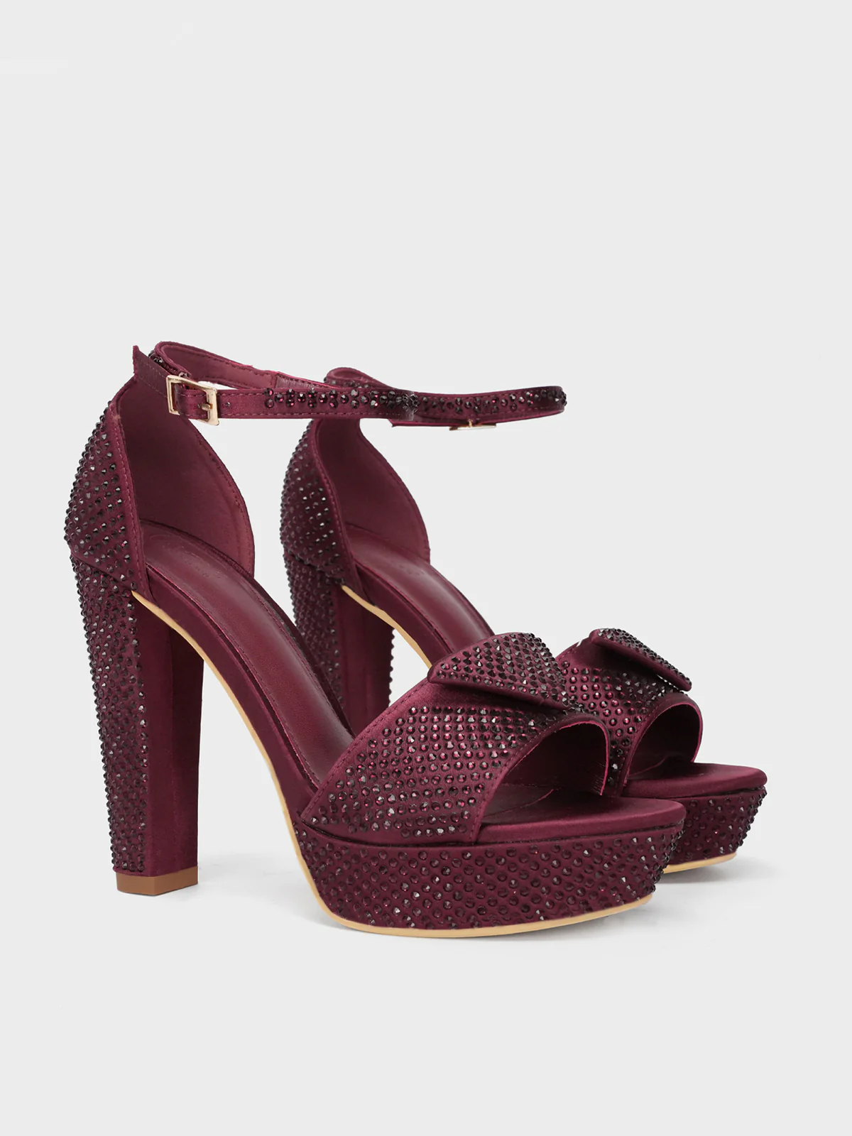 Womens "CIAN" Platform Sole Evening Sandals - Image 2