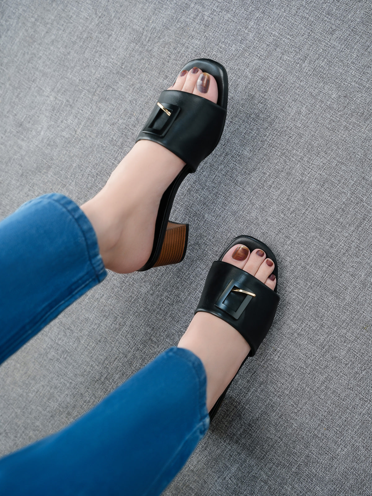 Womens "CINZIA" Open Toe Heeled Sandals