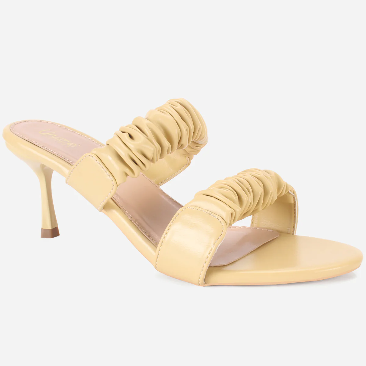Womens "CLAUDIA" Stiletto Heeled Slip on Sandals