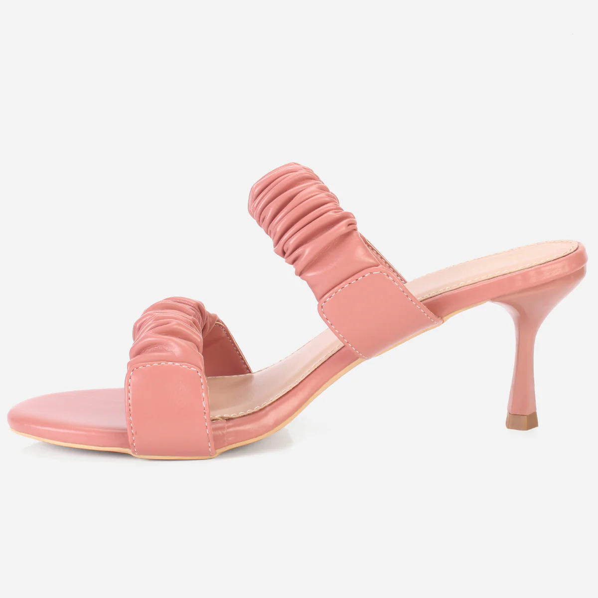 Womens "CLAUDIA" Stiletto Heeled Slip on Sandals - Image 3