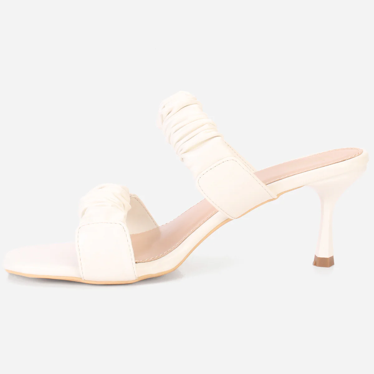 Womens "CLAUDIA" Stiletto Heeled Slip on Sandals - Image 3