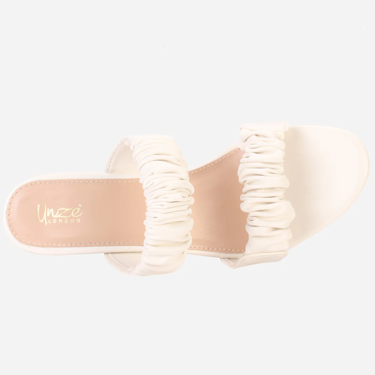 Womens "CLAUDIA" Stiletto Heeled Slip on Sandals - Image 4