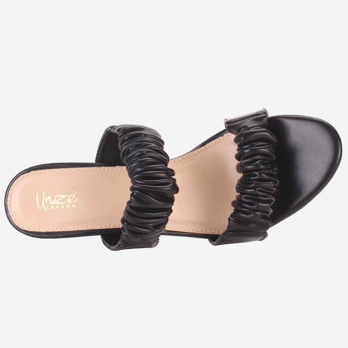 Womens "CLAUDIA" Stiletto Heeled Slip on Sandals - Image 4