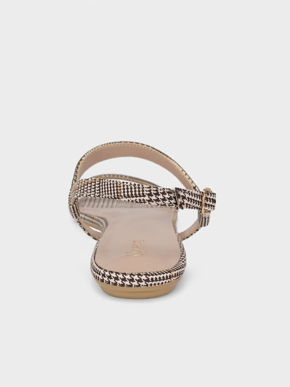 Women's "COACHI" Shimmer Flat Sandals - Image 3