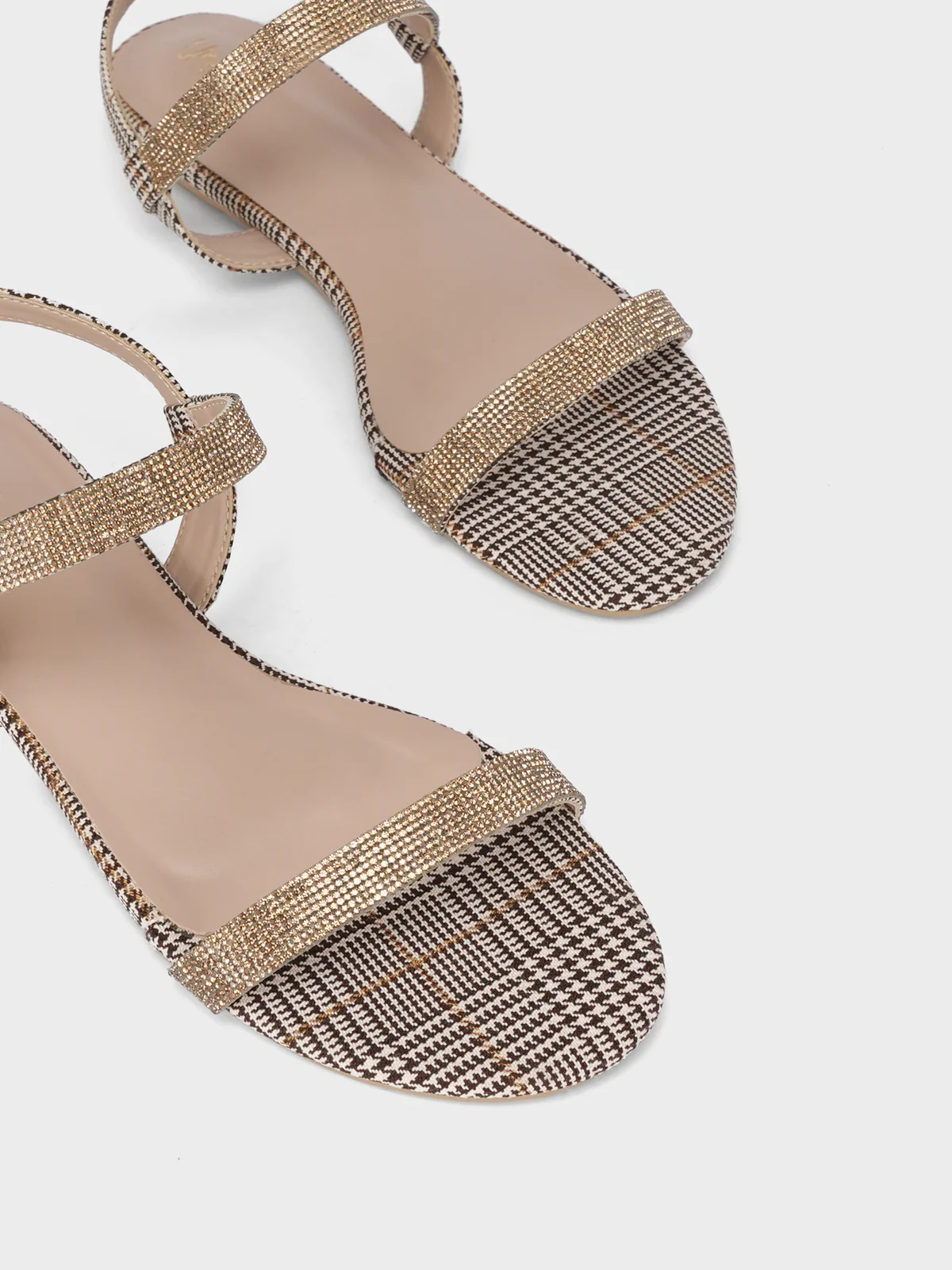 Women's "COACHI" Shimmer Flat Sandals - Image 4