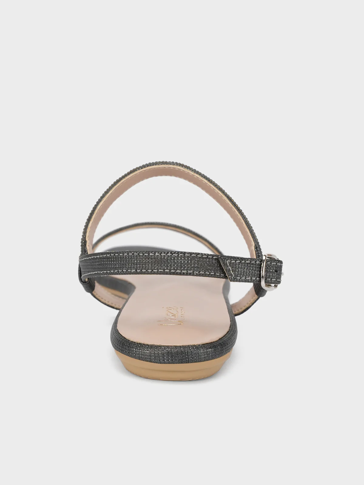 Women's "COACHI" Shimmer Flat Sandals - Image 3