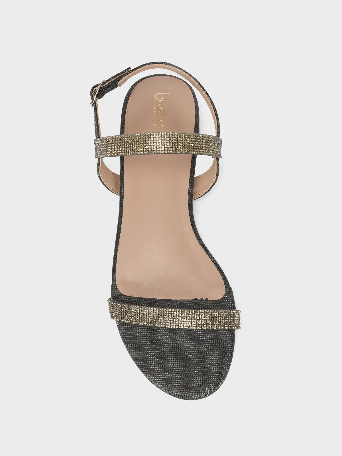 Women's "COACHI" Shimmer Flat Sandals - Image 5