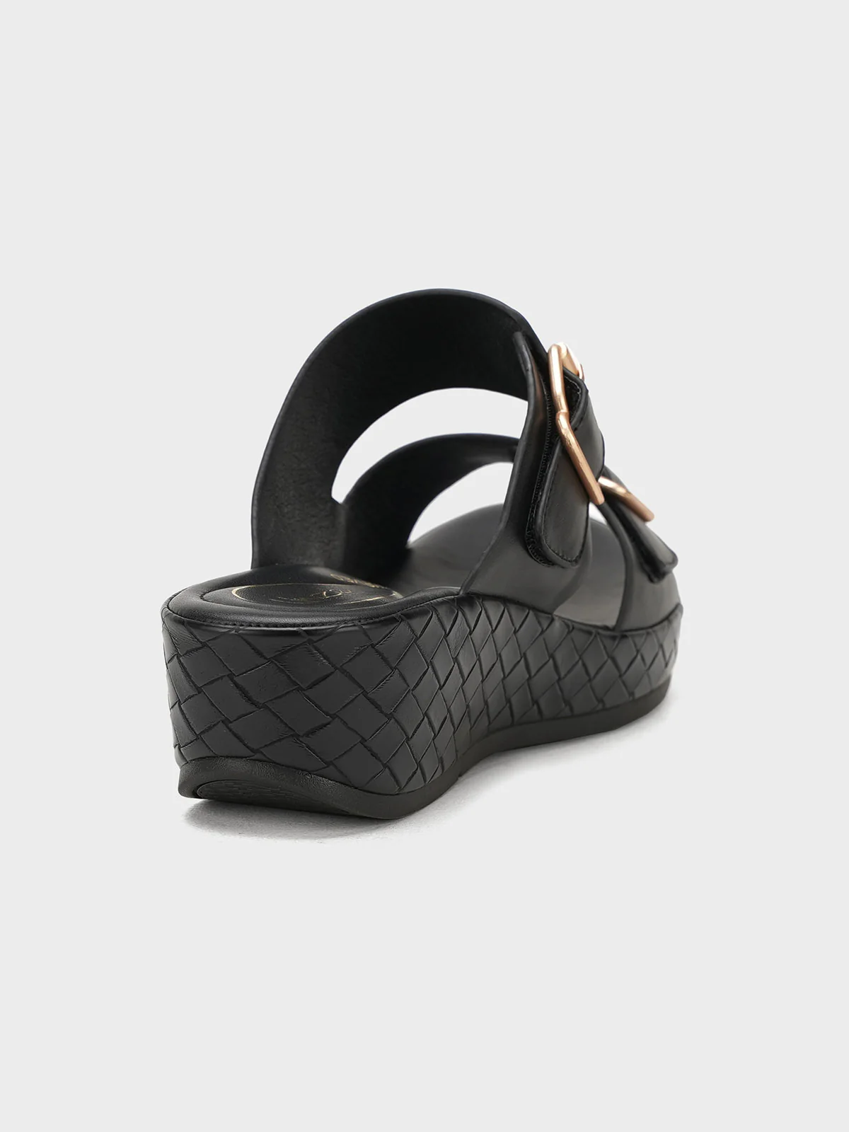 Womens "CORONNA" Stylish Buckle Slippers - Image 3