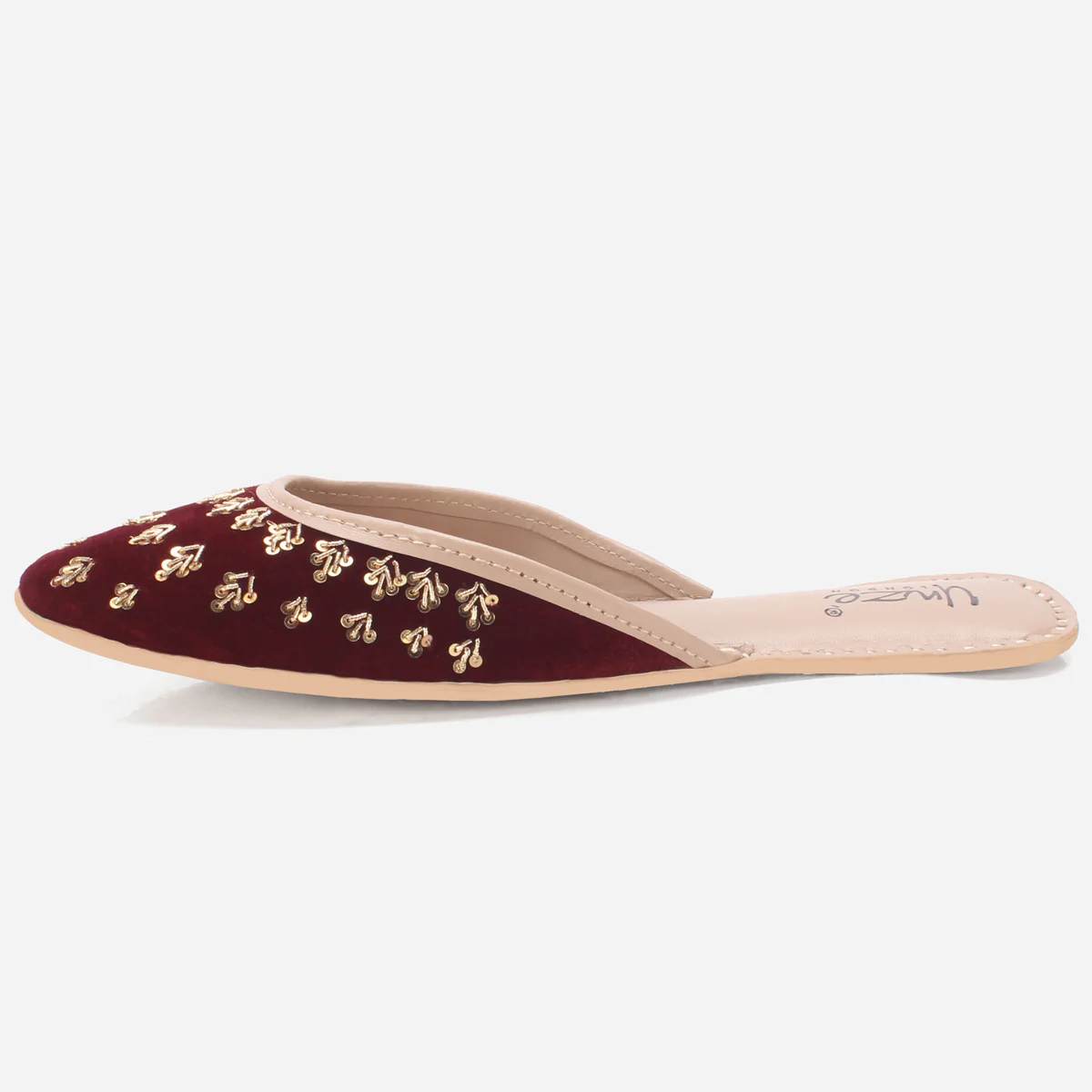Women's "COSIMO" Open Back Embellished Khussa - Image 3