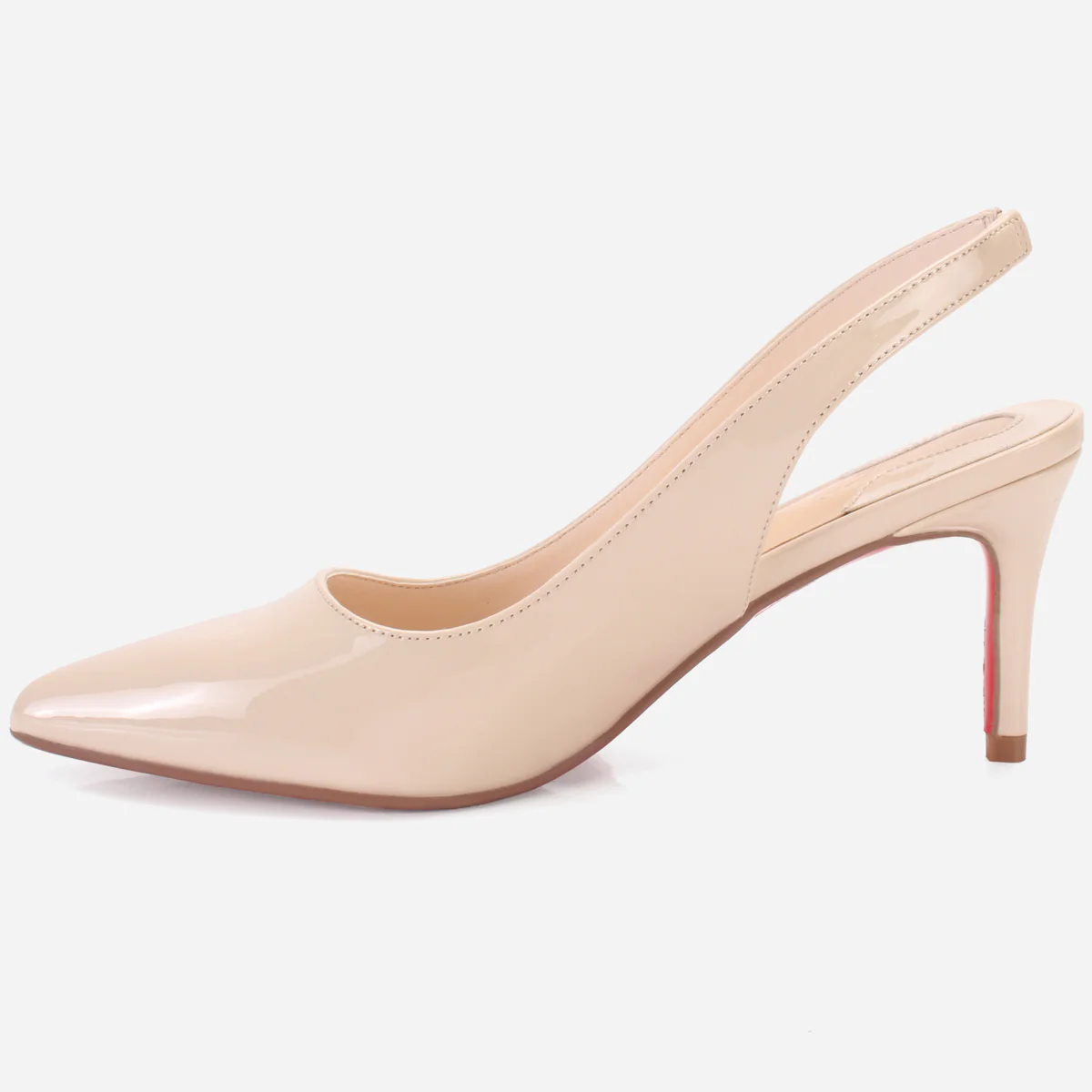 Womens "CRYSTAL" Elegent Sling Back Heeled Sandals - Image 3