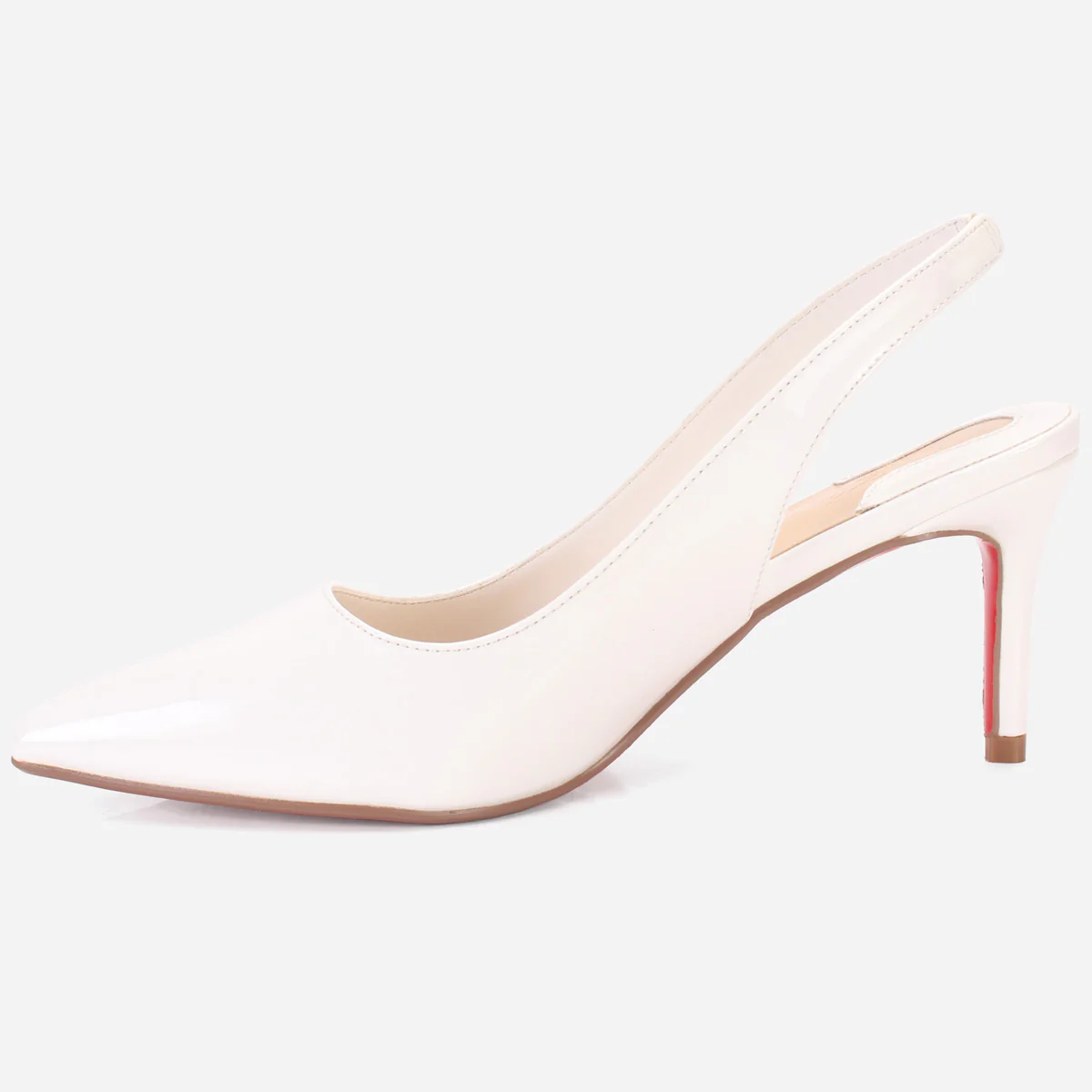 Womens "CRYSTAL" Elegent Sling Back Heeled Sandals - Image 3