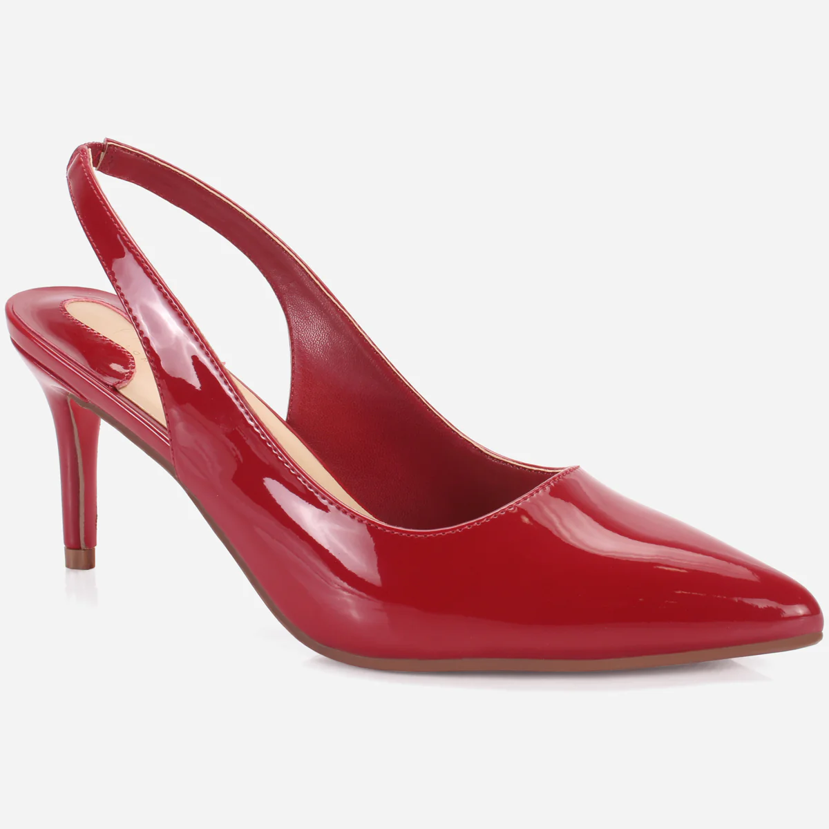 Womens "CRYSTAL" Elegent Sling Back Heeled Sandals