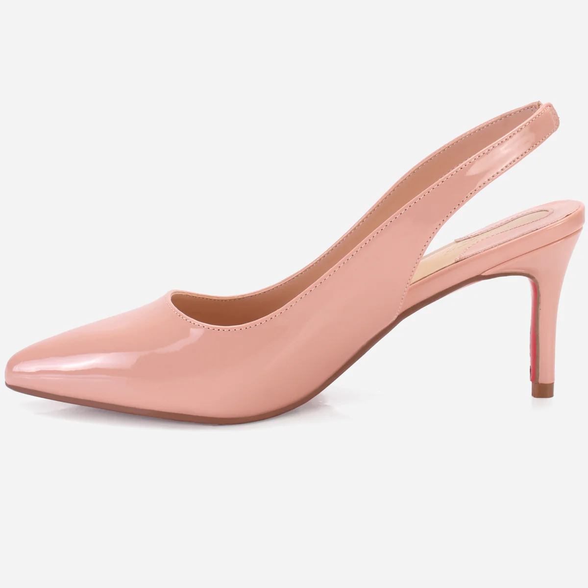 Womens "CRYSTAL" Elegent Sling Back Heeled Sandals - Image 3