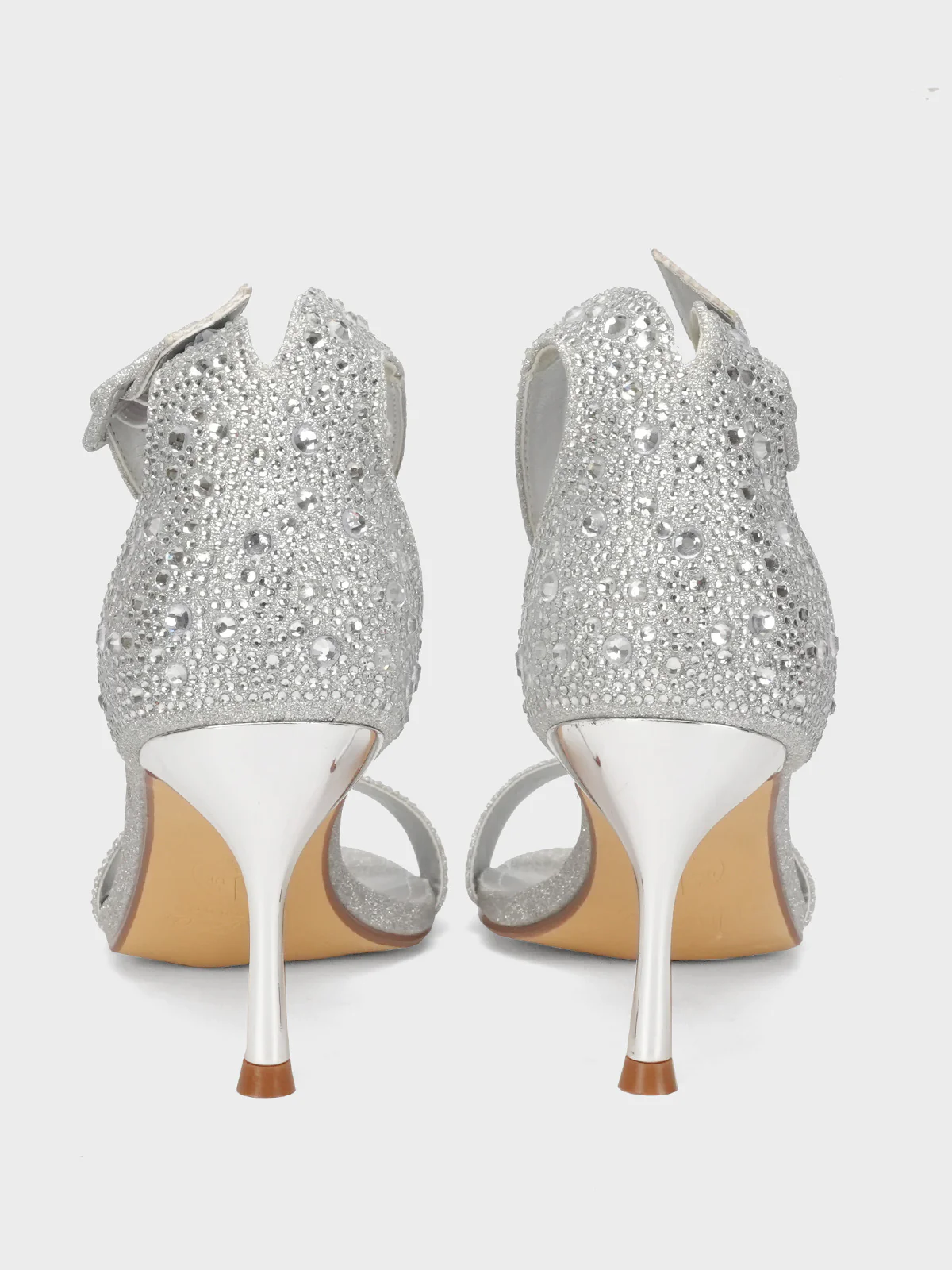 Womens "CYNZIA" Diamante Evening Sandals - Image 3