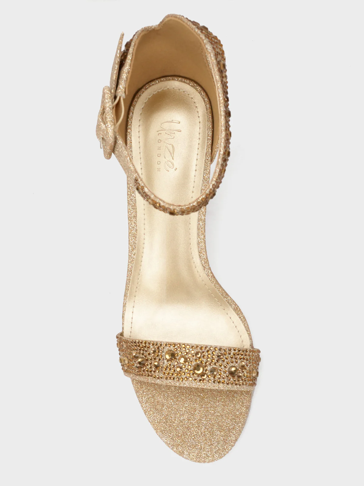 Womens "CYNZIA" Diamante Evening Sandals - Image 5