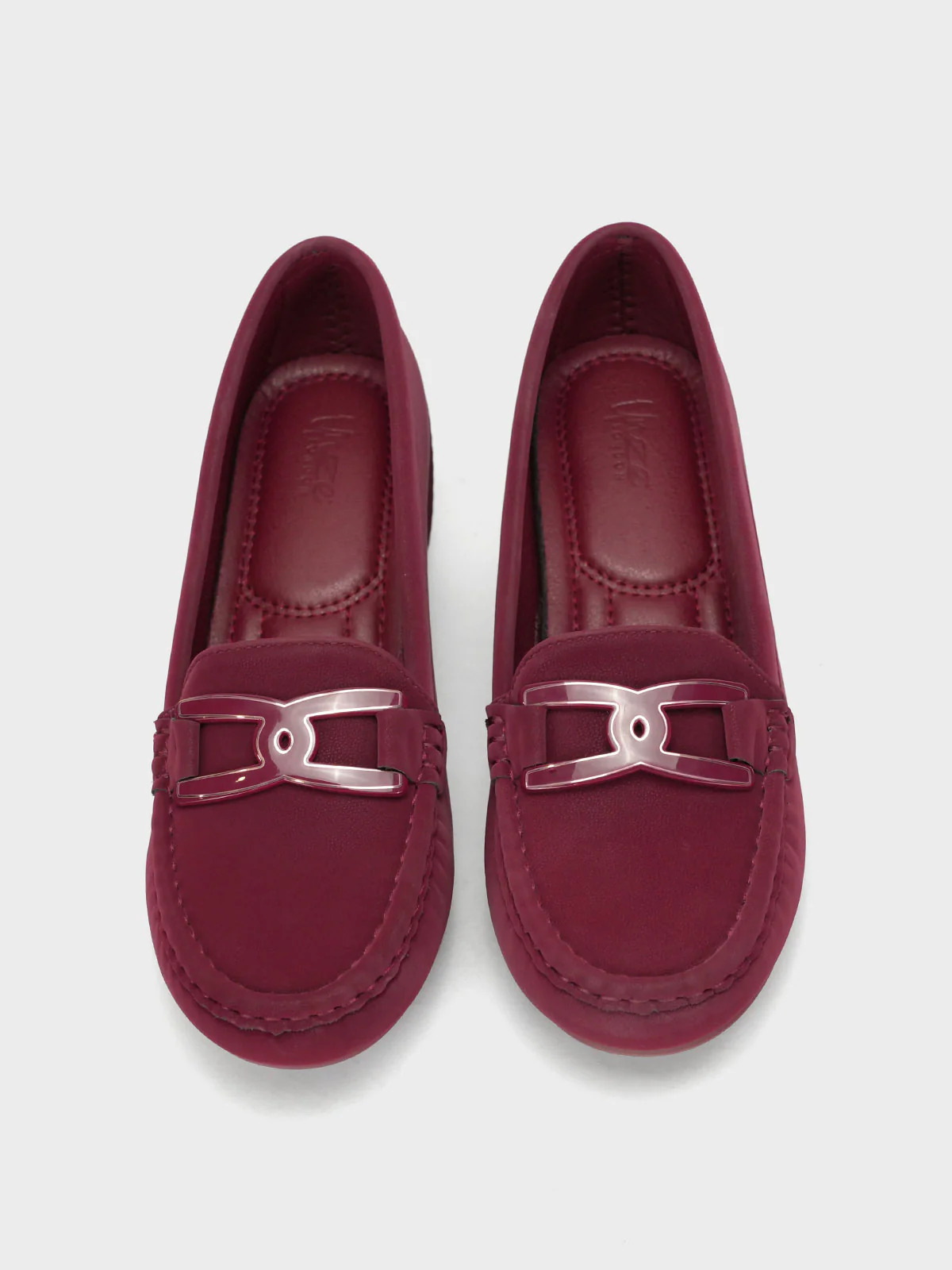 Womens "CZARINA" Comfy Wedge Moccasins - Image 5