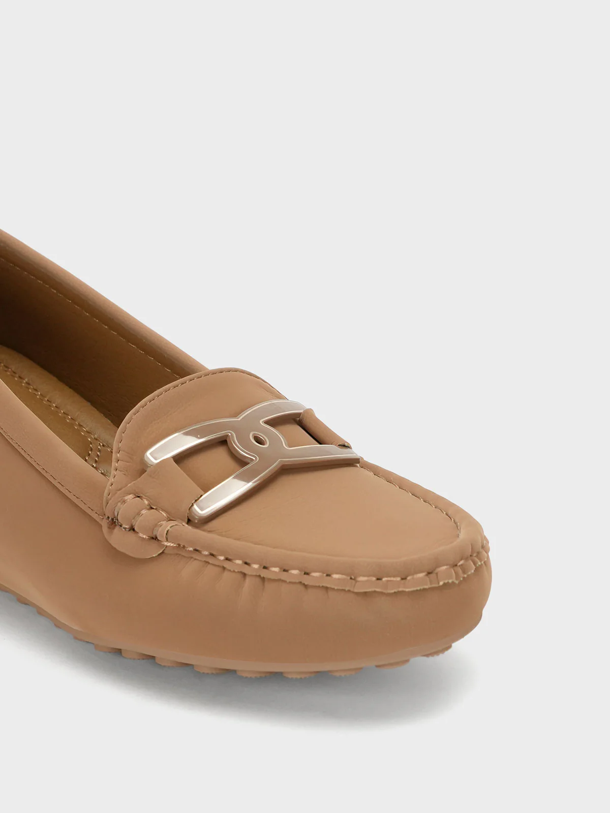 Womens "CZARINA" Comfy Wedge Moccasins - Image 4