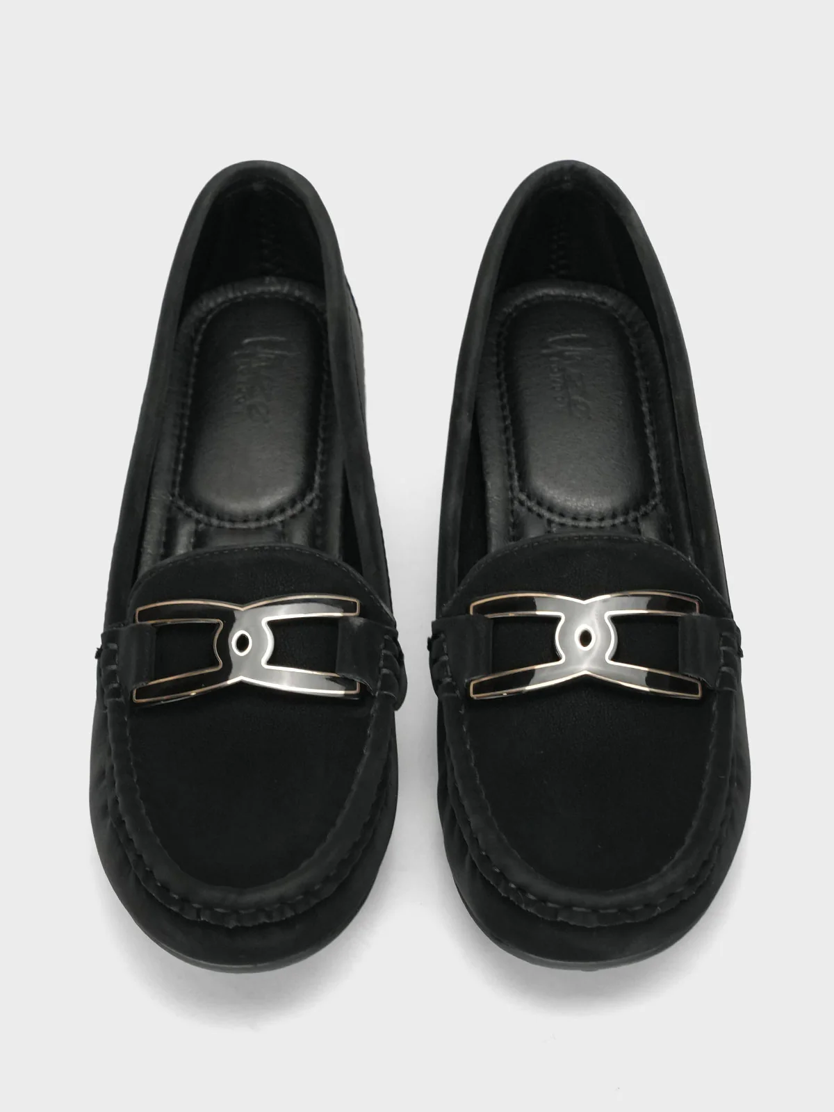 Womens "CZARINA" Comfy Wedge Moccasins - Image 5