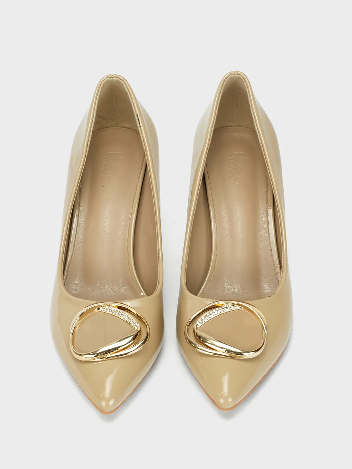 Womens "DARWISH" Pointy Toe Decorated Courts - Image 5