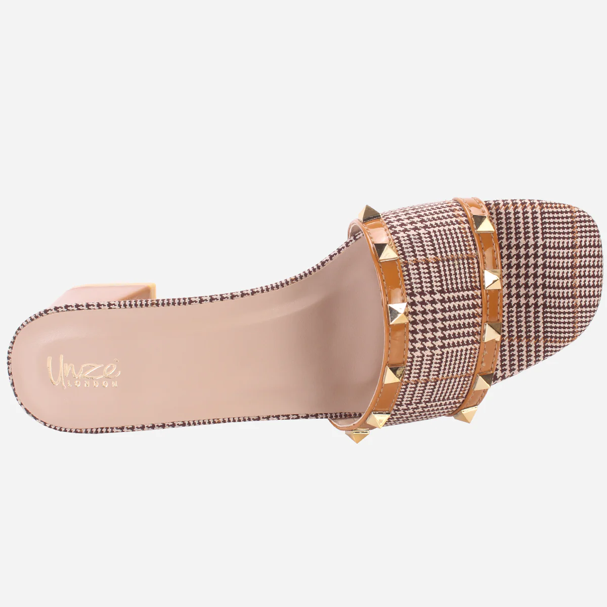 Womens "DEENA" Decorated Block Heeled Sandals - Image 4