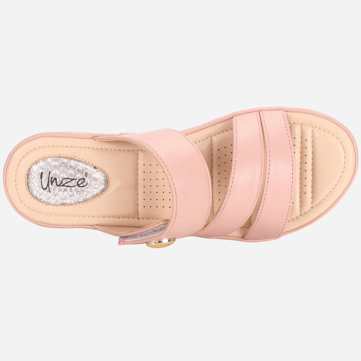 Womens "DIANA" Comfy Everyday Casual Wedge Slippers - Image 4