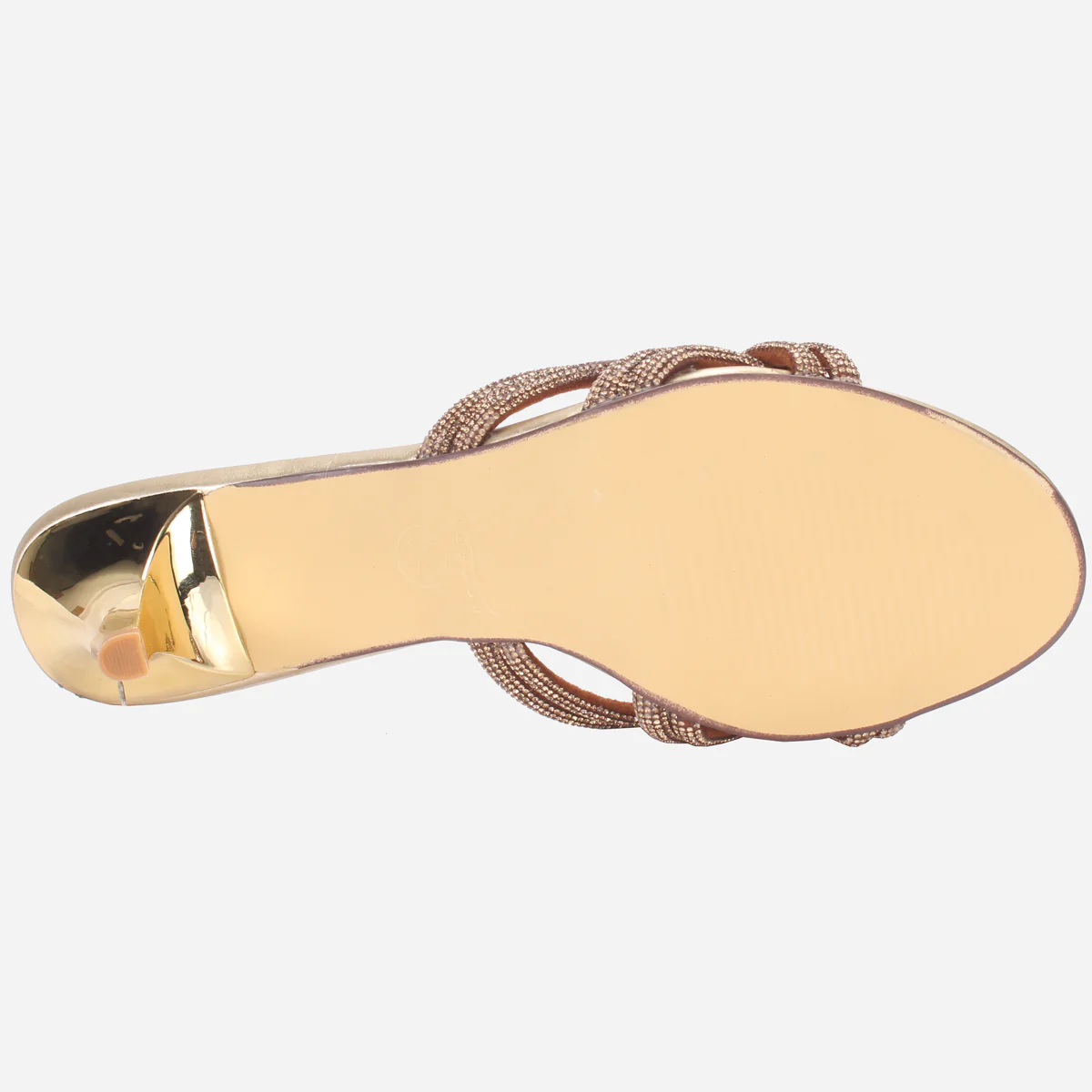 Women's "DIAZA" Shimmery Open Toe Sandals - Image 5