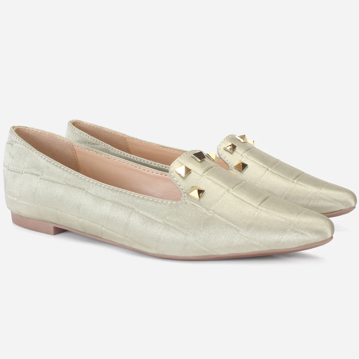 Women's "DIKAX" Pointed Toe Decorated Flat Pumps - Image 2
