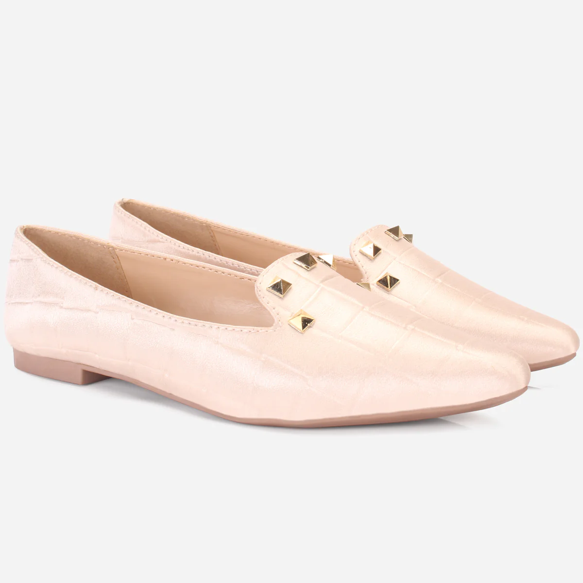Women's "DIKAX" Pointed Toe Decorated Flat Pumps - Image 2