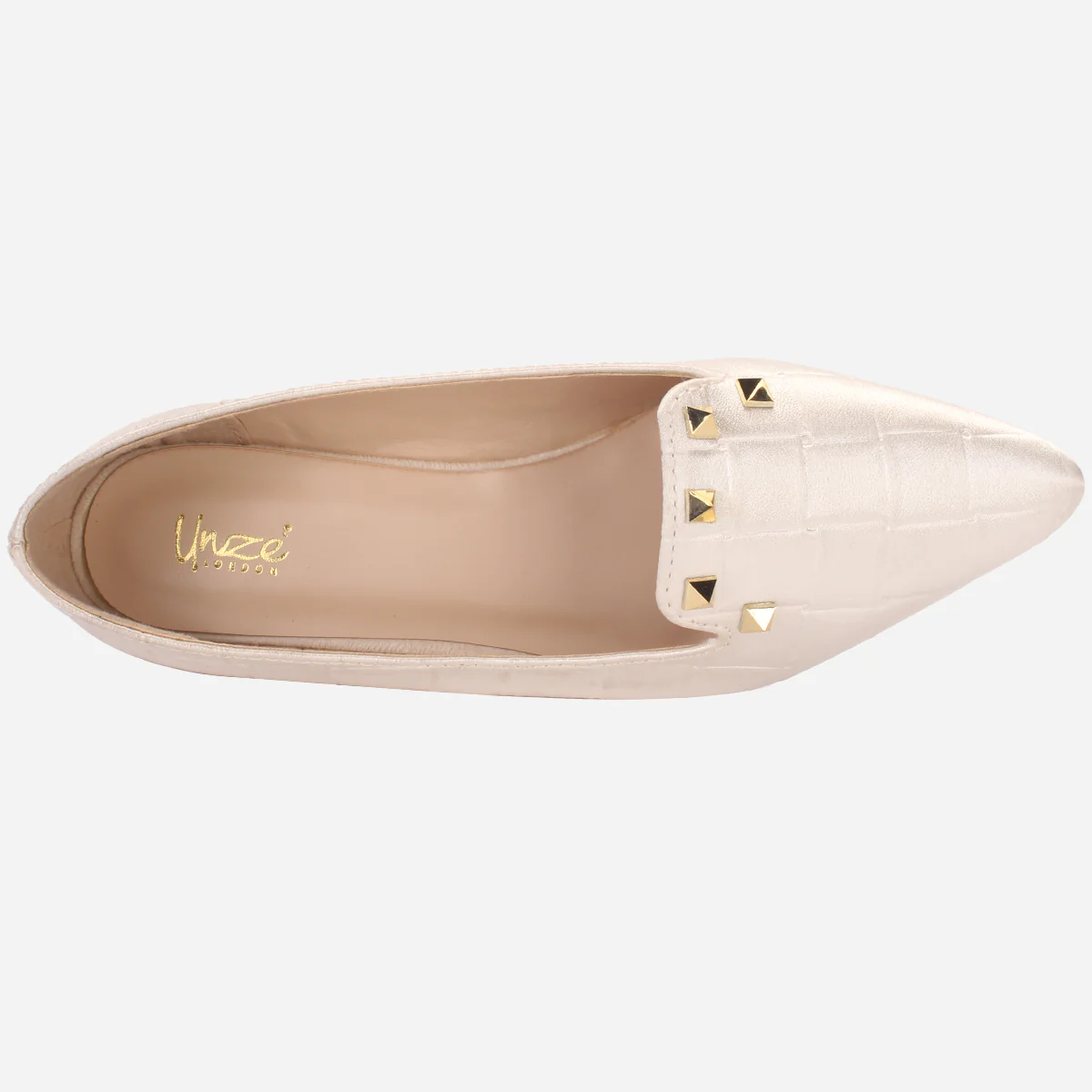 Women's "DIKAX" Pointed Toe Decorated Flat Pumps - Image 4