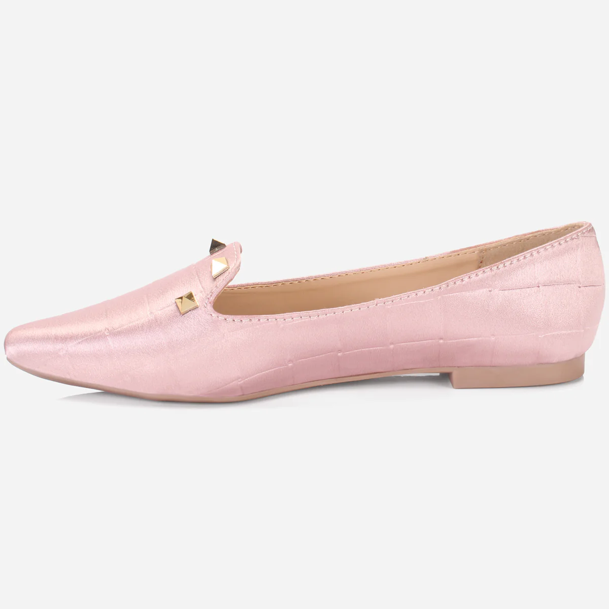 Women's "DIKAX" Pointed Toe Decorated Flat Pumps - Image 3