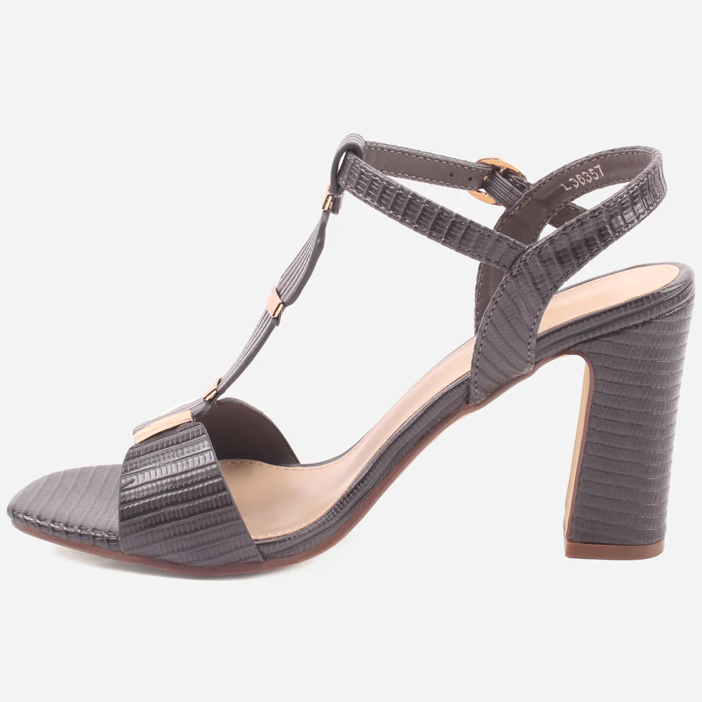 Womens "DIOAR" T-Bar Heeled Party Sandals - Image 3