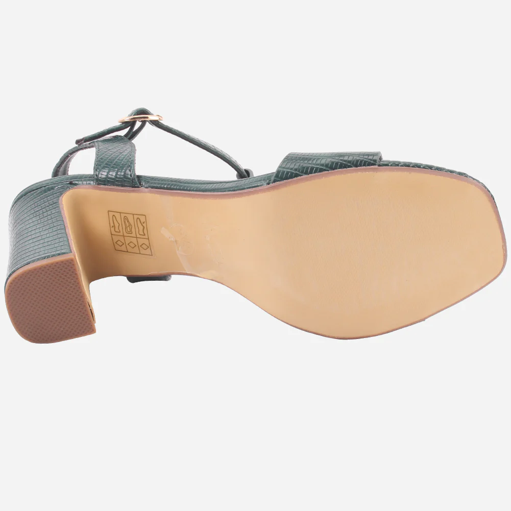 Womens "DIOAR" T-Bar Heeled Party Sandals - Image 5