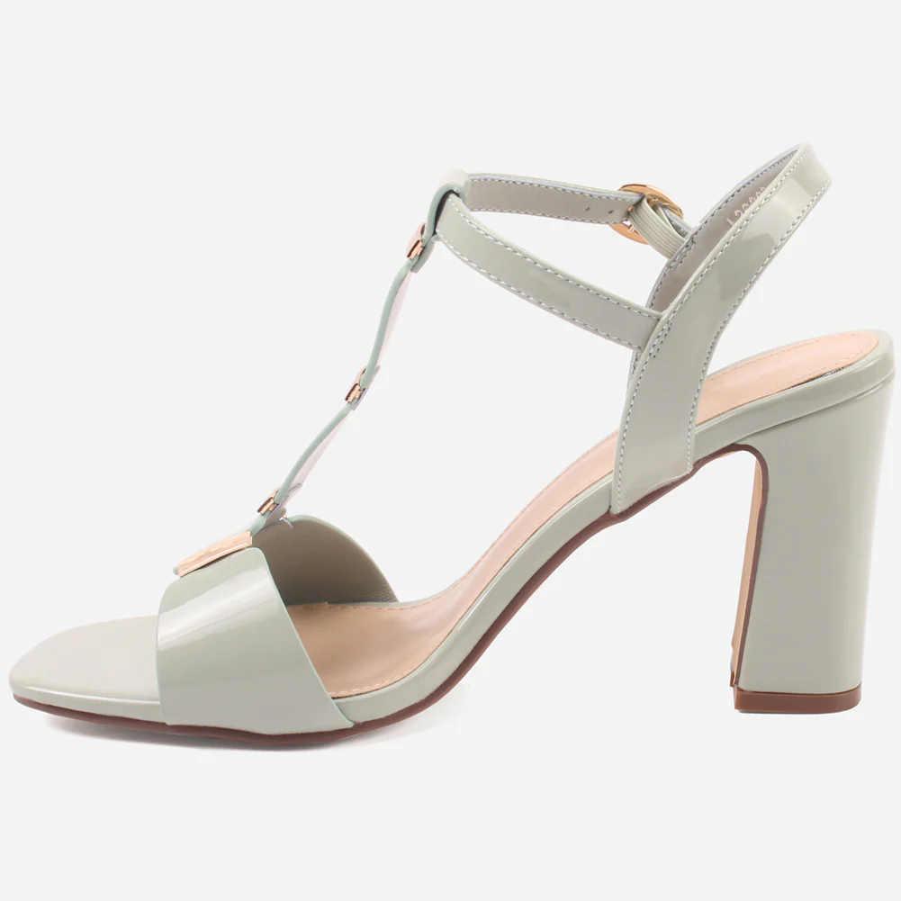 Womens "DIOAR" T-Bar Heeled Party Sandals - Image 3