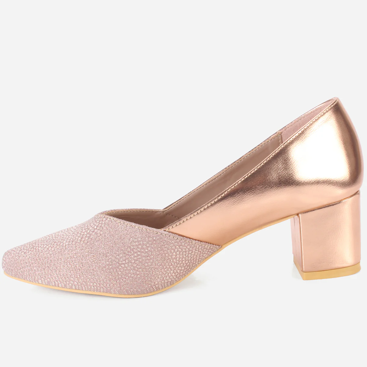 Womens "DIONNE" Pointed Court Shoes - Image 3