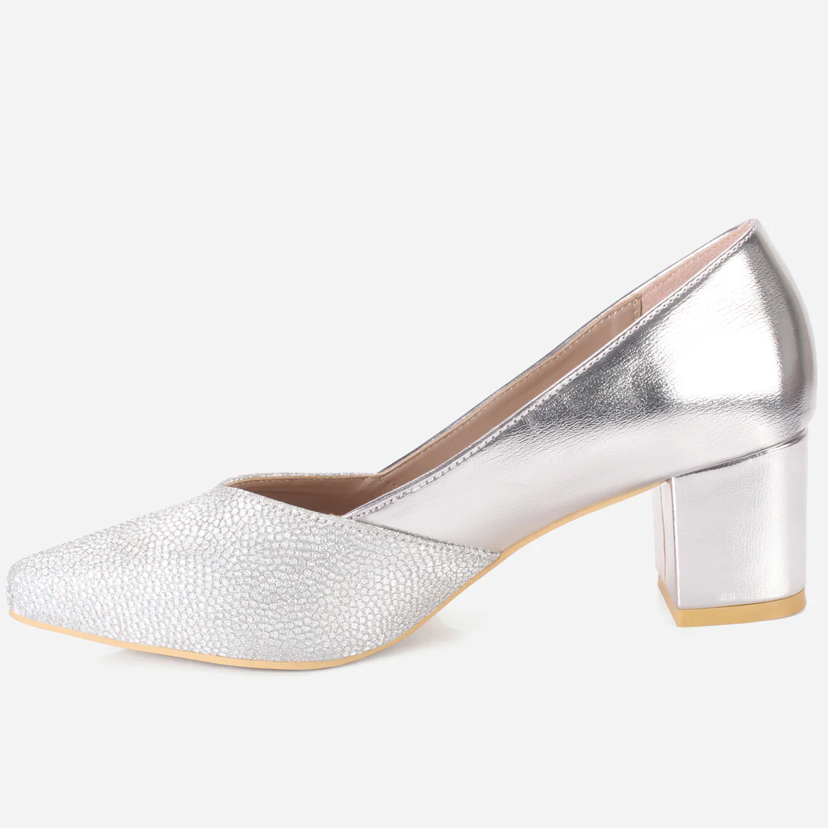 Womens "DIONNE" Pointed Court Shoes - Image 3