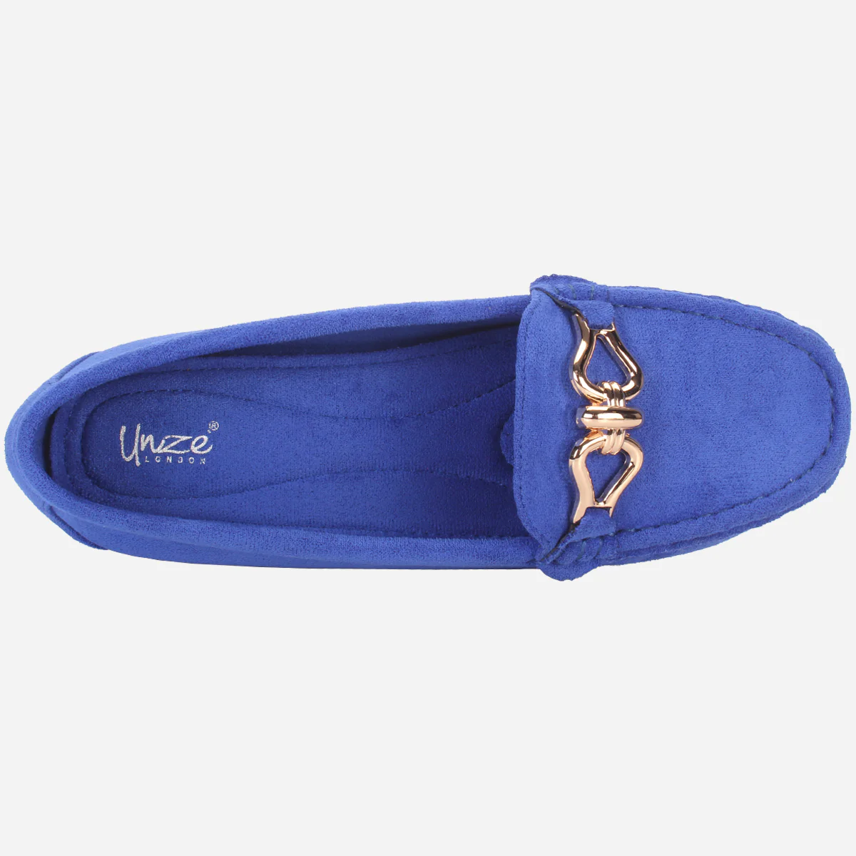 Womens "DOIRE" Flat Comfy Slide In Moccasins - Image 4