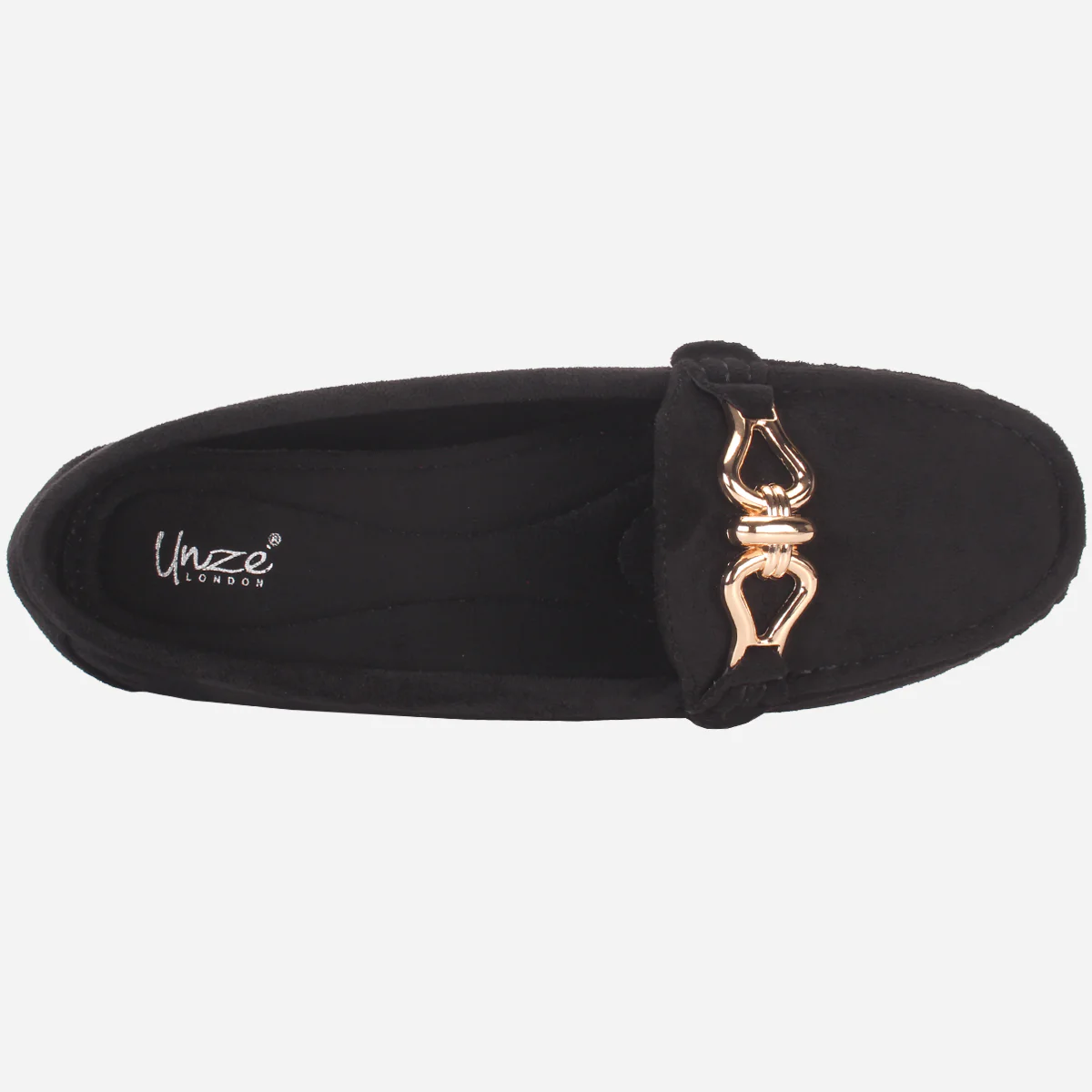 Womens "DOIRE" Flat Comfy Slide In Moccasins - Image 4