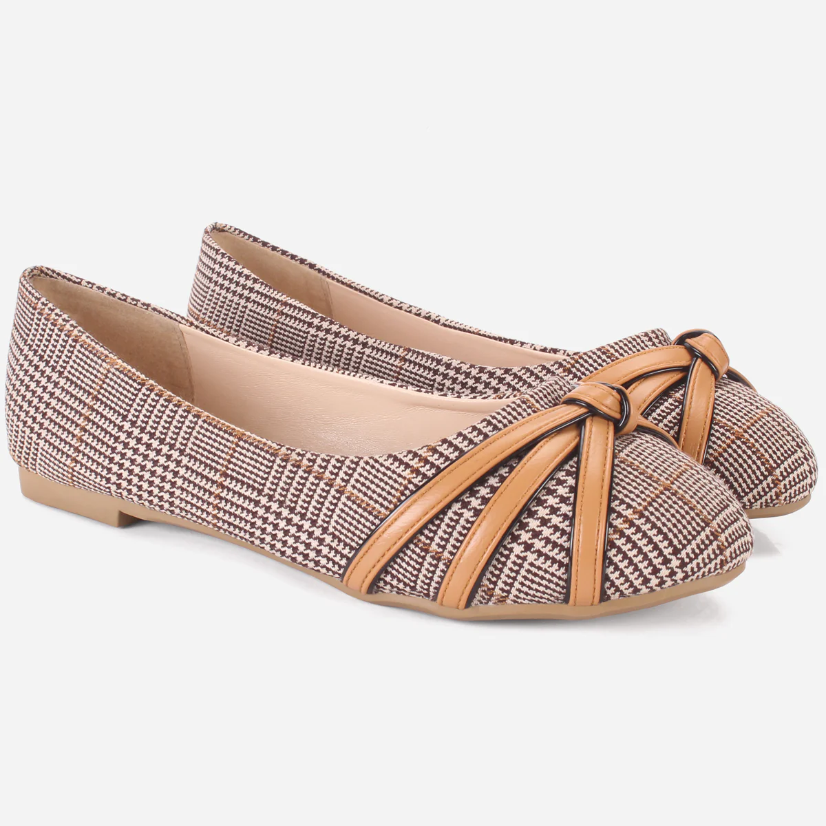 Women's "DOMITILA" Strappy Round Toe FLat Shoes - Image 2