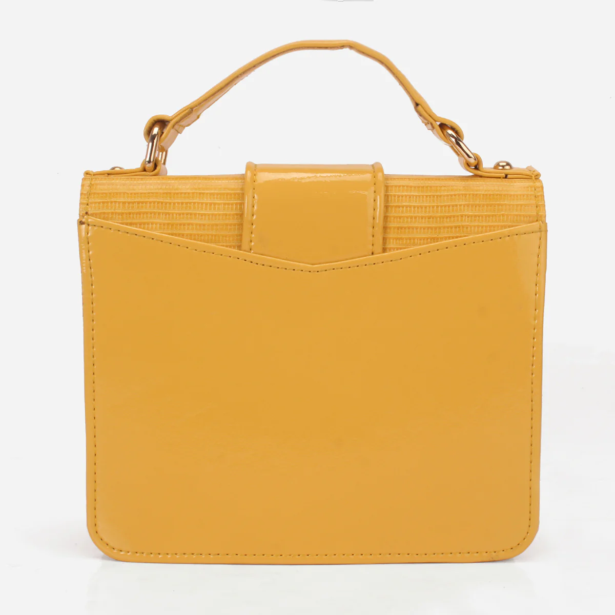 Womens "DOWET" Patent Textured Handbag - Image 2