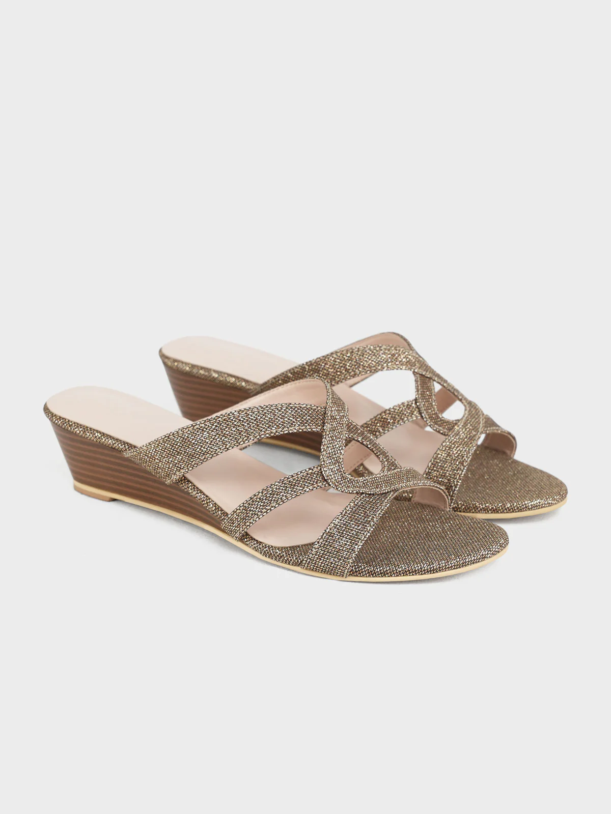 Womens "DYLAN" Casual Wedge Sandals - Image 2