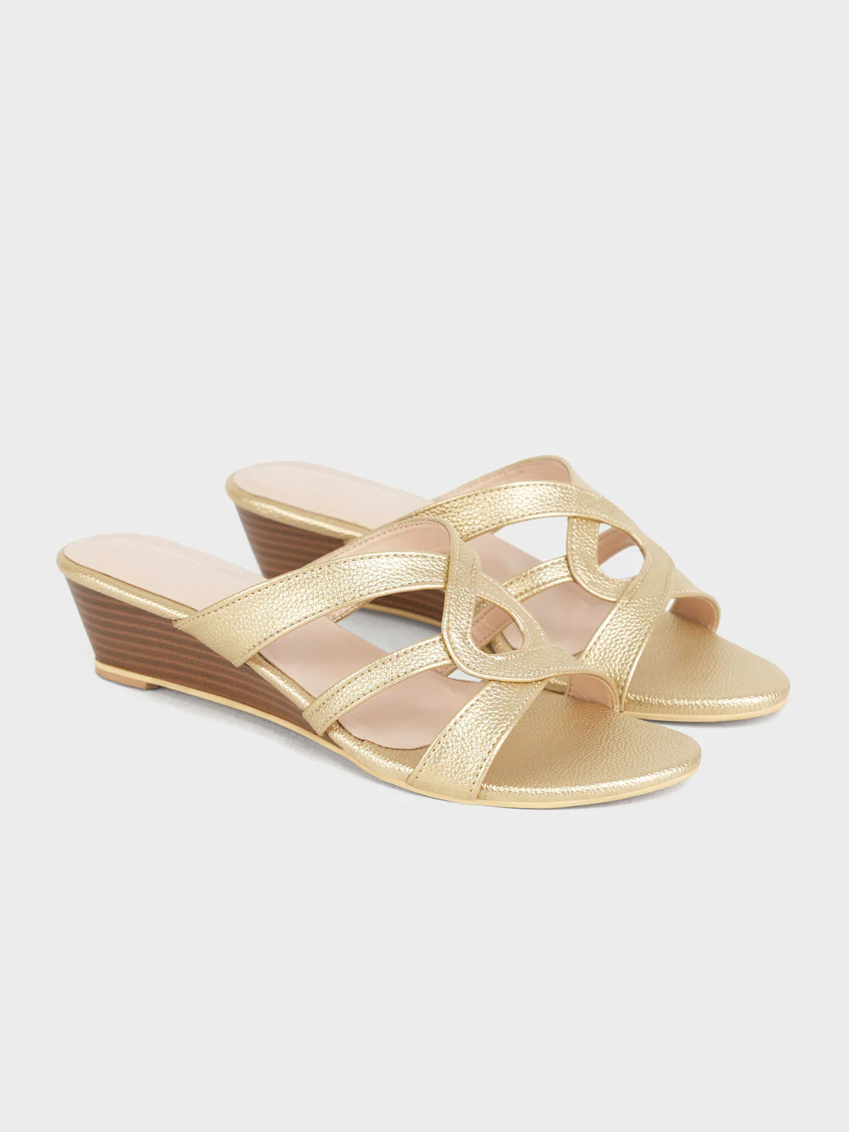 Womens "DYLAN" Casual Wedge Sandals - Image 4