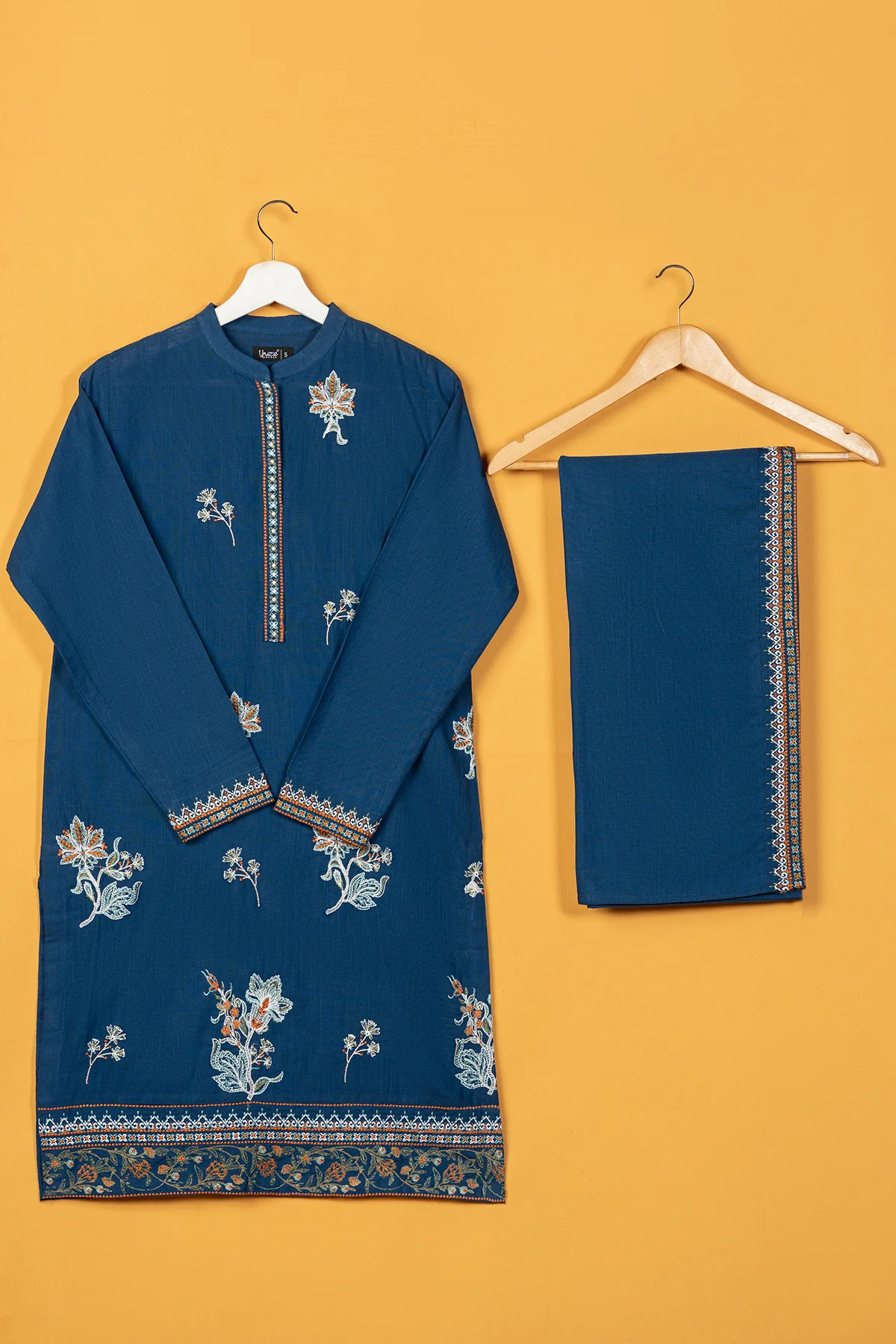 "ISADORA" Embroidered Winter Two Piece Suit
