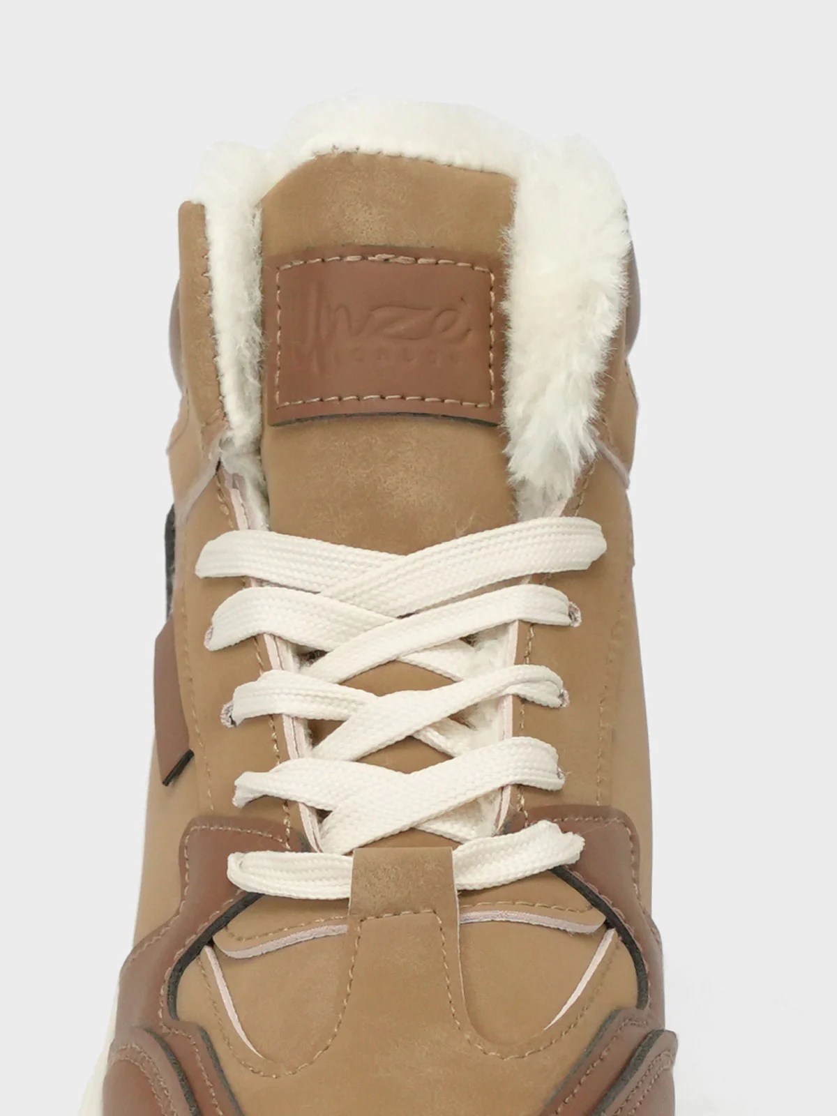 Womens "EIMEAR" Casual FauxFur Trainers - Image 4
