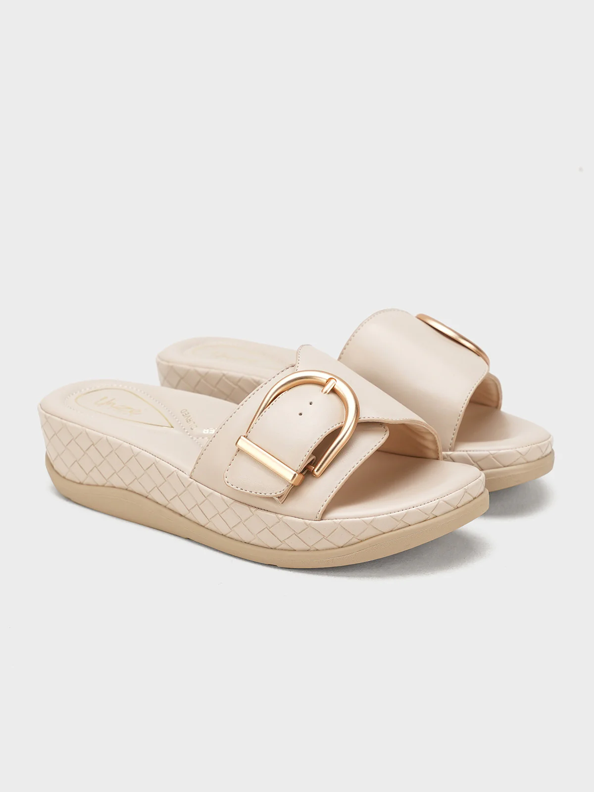 Womens "ELDORIA" Elegant Wedge Slippers - Image 2