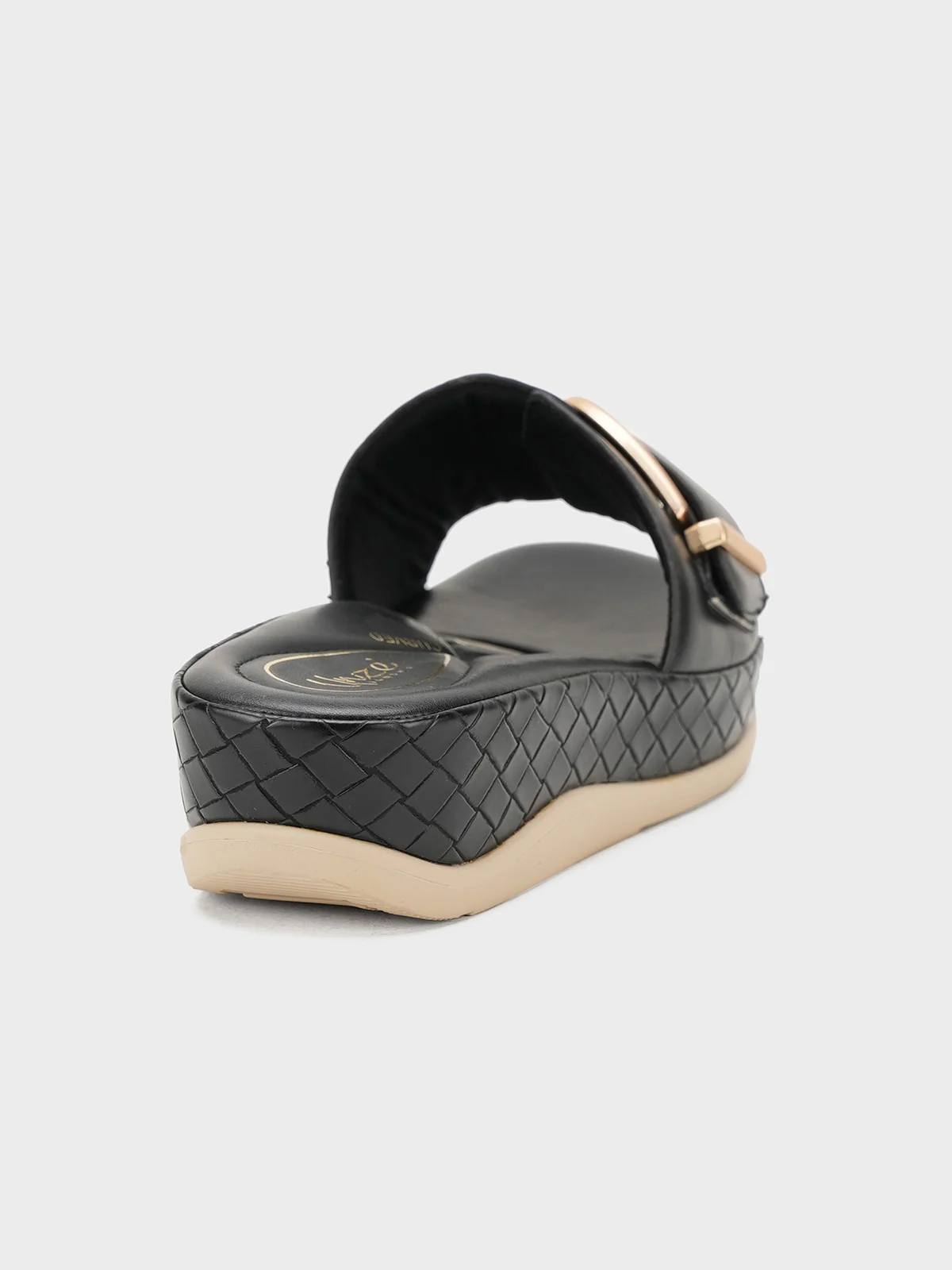 Womens "ELDORIA" Elegant Wedge Slippers - Image 3