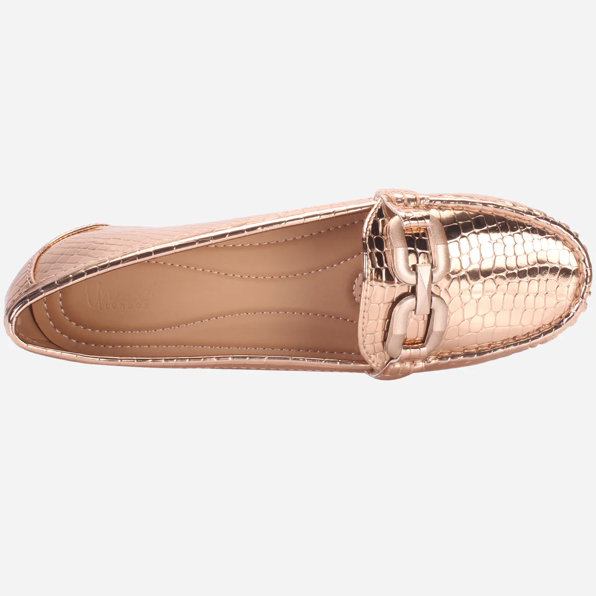 Womens "ELENA" Wedge Comfy Slide In Moccasins - Image 4