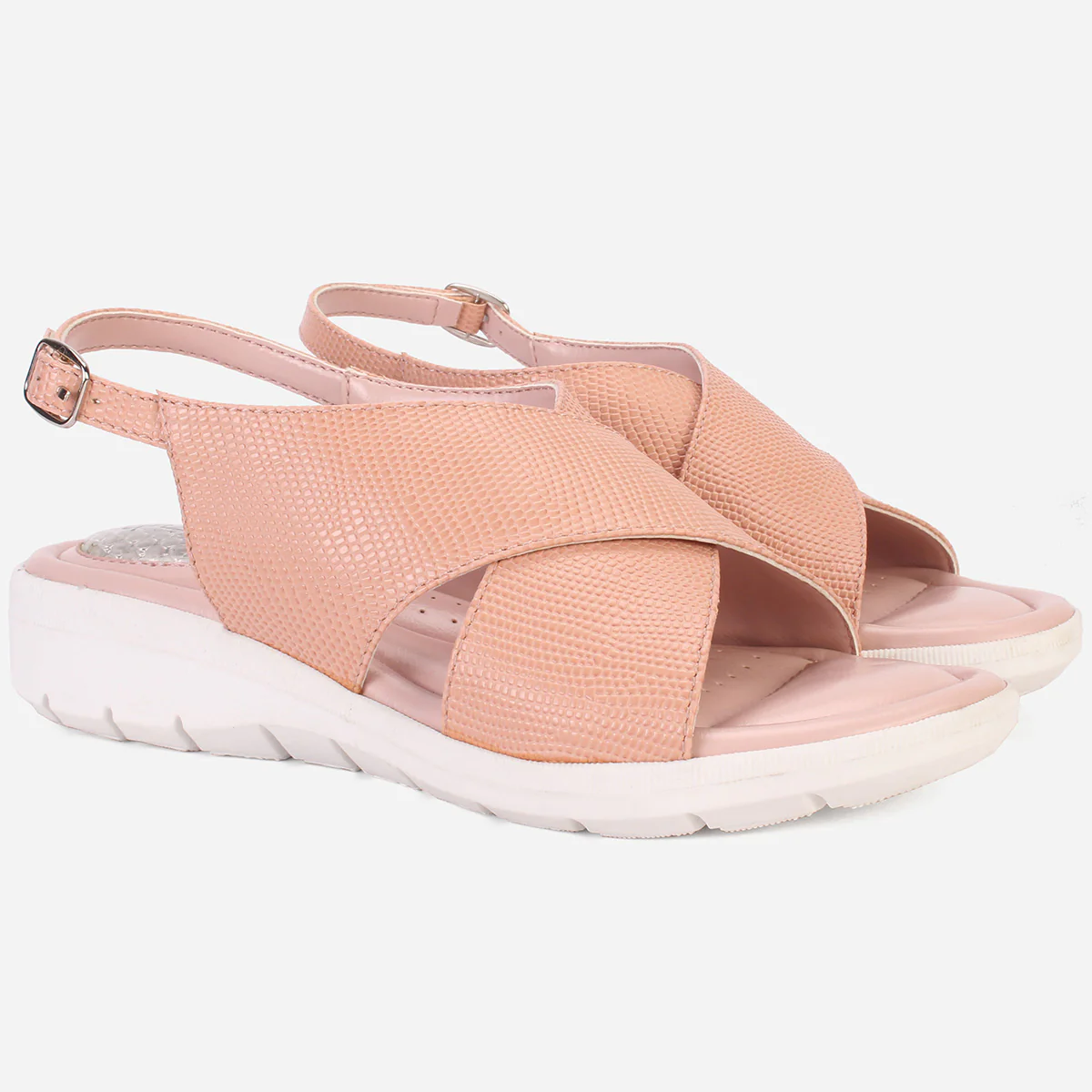 Women's "ELENA" Wide Strap Open Toe Sandals - Image 2