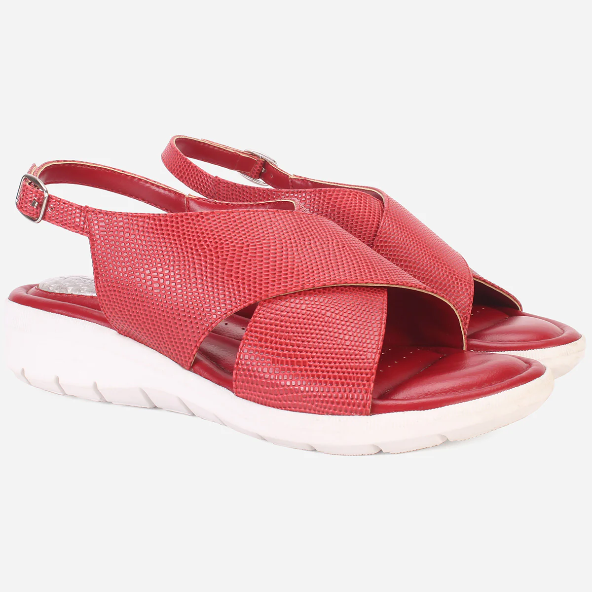 Women's "ELENA" Wide Strap Open Toe Sandals - Image 2